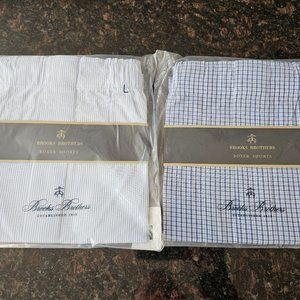 2 pairs of Brooks Brothers boxer shorts size L brand new unopened